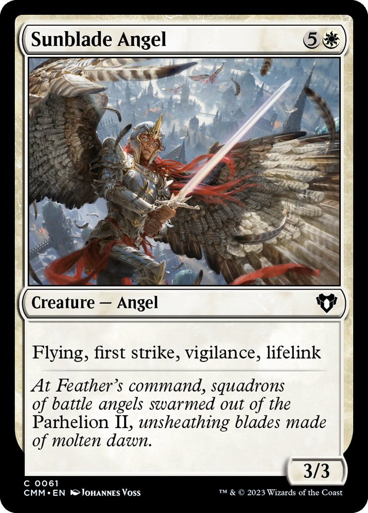 Sunblade Angel [Commander Masters] | Card Merchant Takapuna