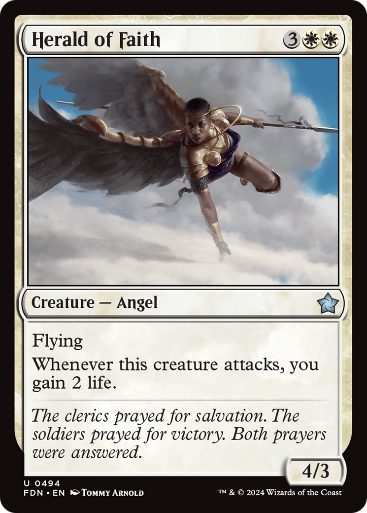 Herald of Faith [Foundations] | Card Merchant Takapuna