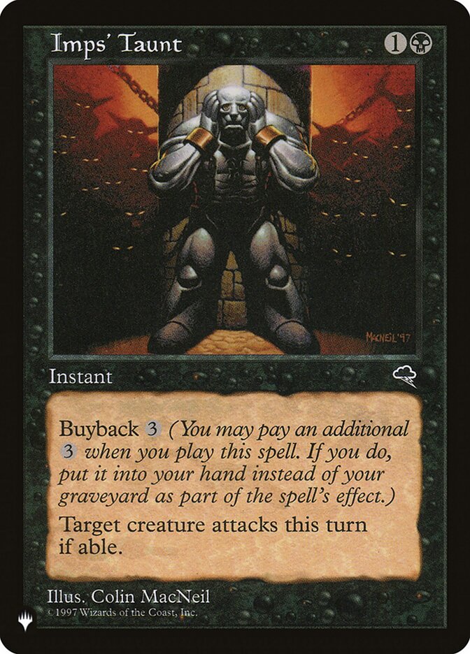 Imps' Taunt [The List] | Card Merchant Takapuna