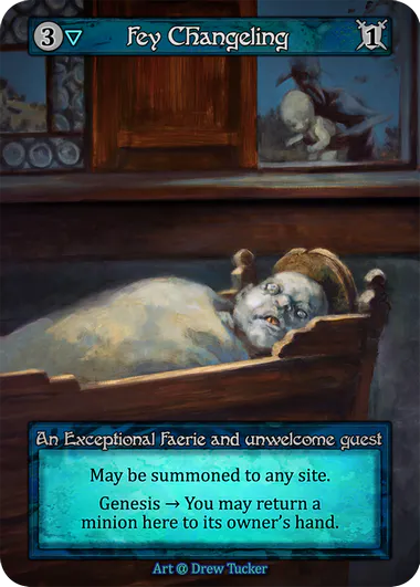 Fey Changeling - Beta (Foil) | Card Merchant Takapuna