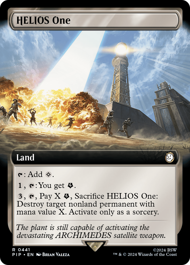 HELIOS One (Extended Art) [Fallout] | Card Merchant Takapuna