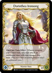 Dorinthea Ironsong [U-WTR113] (Welcome to Rathe Unlimited)  Unlimited Normal | Card Merchant Takapuna