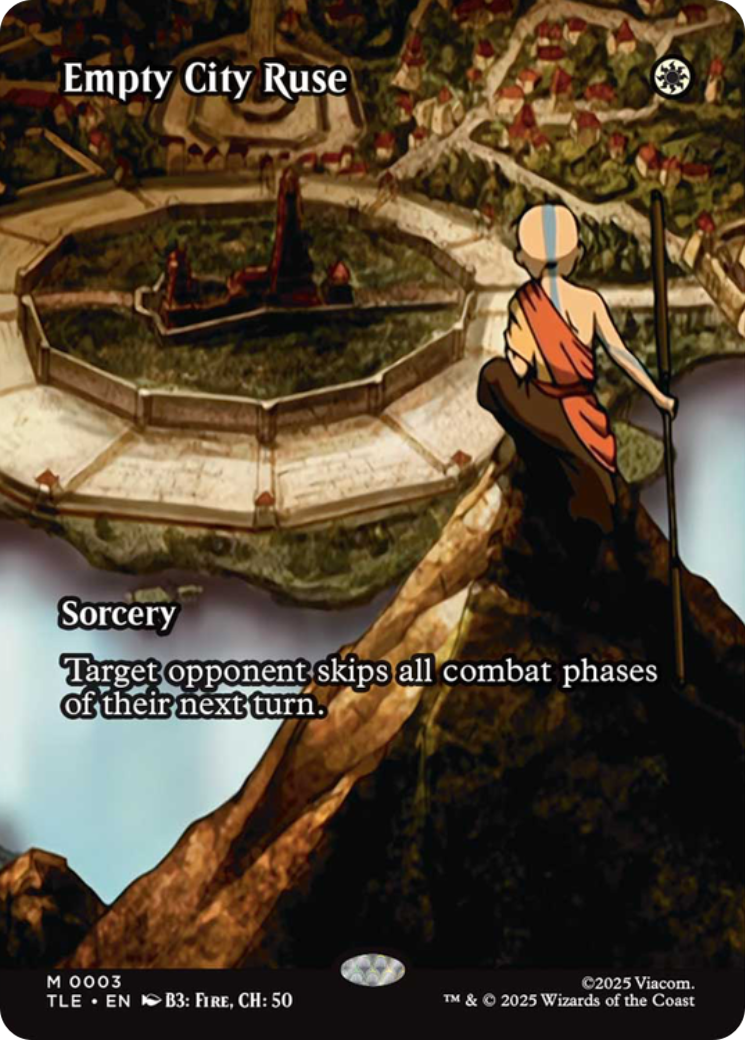 Empty City Ruse (Borderless) [Avatar: The Last Airbender: Eternal-Legal] | Card Merchant Takapuna