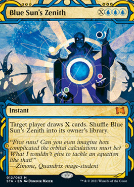Blue Sun's Zenith (Foil Etched) [Strixhaven: Mystical Archive] | Card Merchant Takapuna