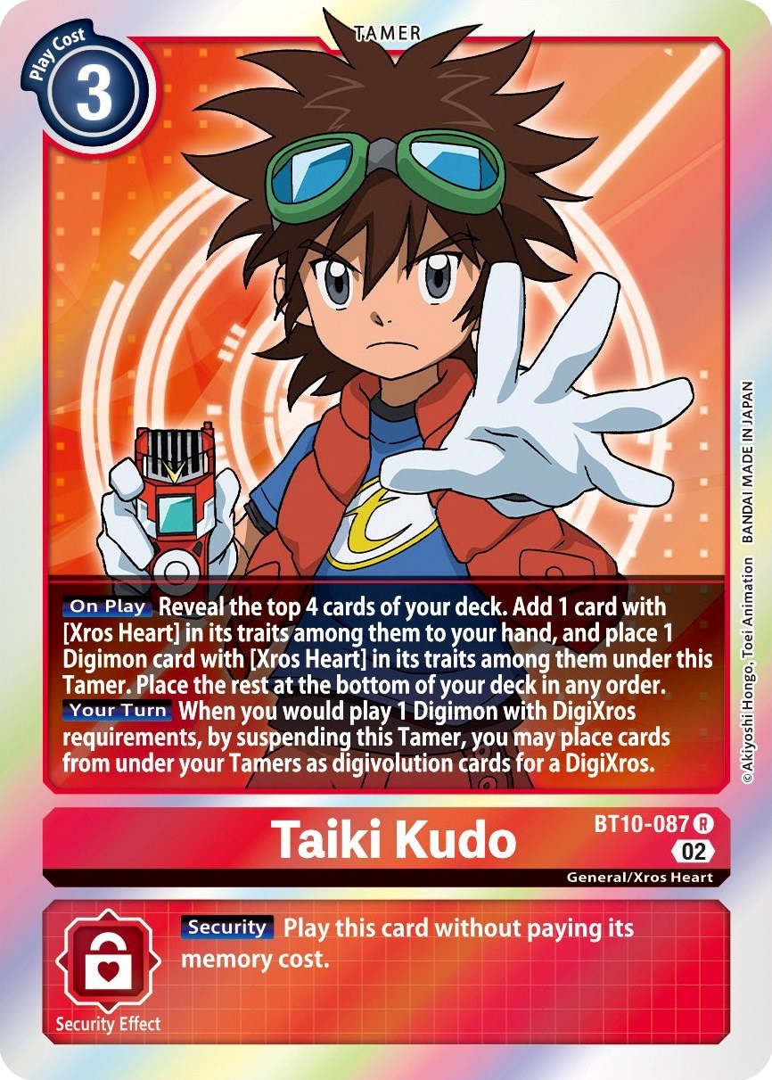 Taiki Kudo [BT10-087] [Xros Encounter] | Card Merchant Takapuna
