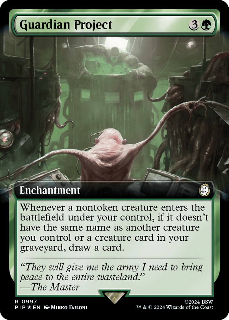 Guardian Project (Extended Art) (Surge Foil) [Fallout] | Card Merchant Takapuna