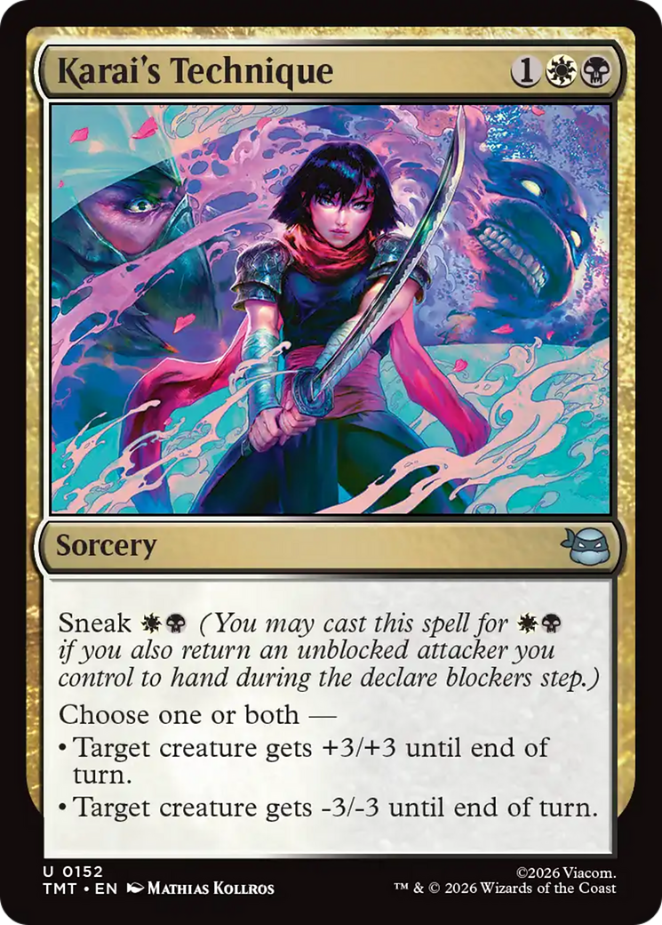 Karai's Technique [Teenage Mutant Ninja Turtles] | Card Merchant Takapuna
