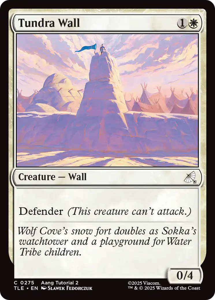 Tundra Wall (0275) [Avatar: The Last Airbender: Eternal-Legal] | Card Merchant Takapuna