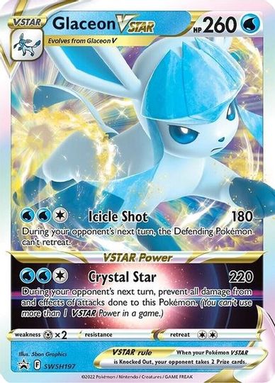 Glaceon VSTAR (SWSH197) (Jumbo Card) [Sword & Shield: Black Star Promos] | Card Merchant Takapuna