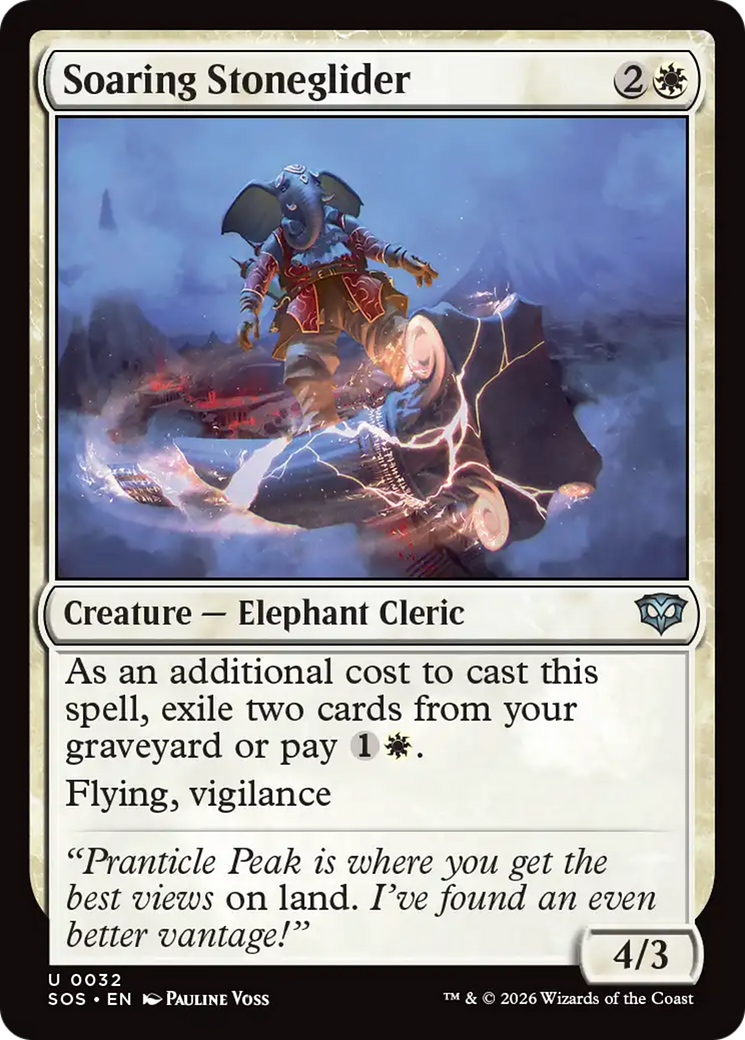 Soaring Stoneglider [Secrets of Strixhaven] | Card Merchant Takapuna