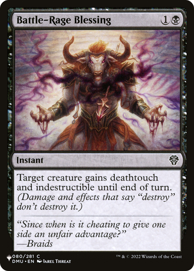Battle-Rage Blessing [The List] | Card Merchant Takapuna