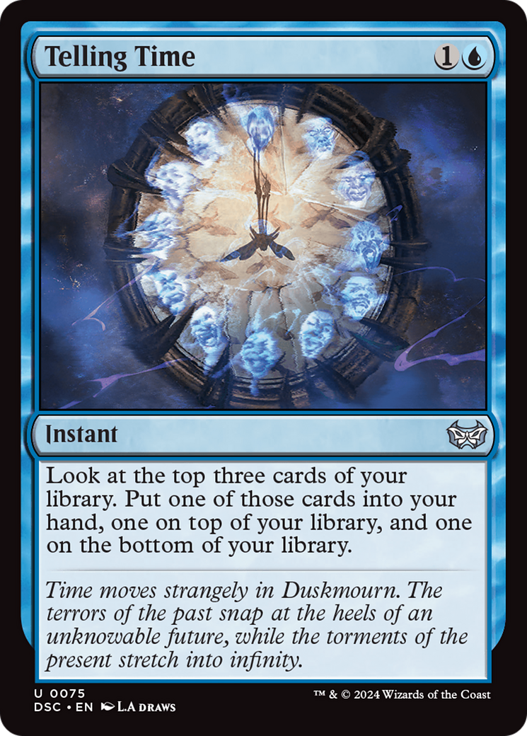 Telling Time [Duskmourn: House of Horror Commander] | Card Merchant Takapuna