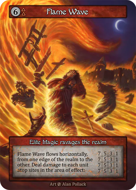 Flame Wave - Beta | Card Merchant Takapuna