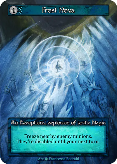 Frost Nova - Beta (Foil) | Card Merchant Takapuna