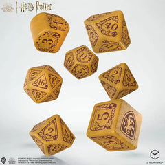 Q Workshop Harry Potter Modern Dice Set - Gryffindor - Gold Dice Set 7 | Card Merchant Takapuna
