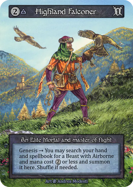 Highland Falconer - Beta | Card Merchant Takapuna
