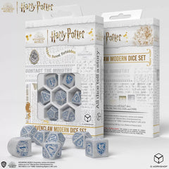 Q Workshop Harry Potter Modern Dice Set - Ravenclaw - White Dice Set 7 | Card Merchant Takapuna