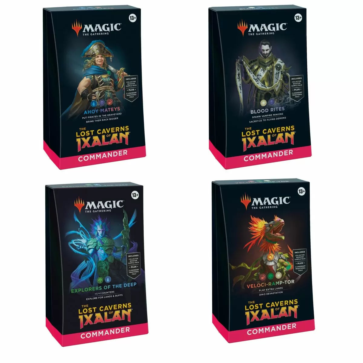 MTG Commander Decks  Bundle - The Lost Caverns of Ixalan | Card Merchant Takapuna