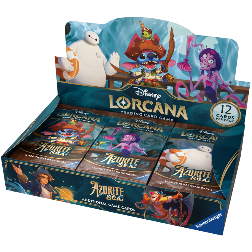 Disney Lorcana TCG - Azurite Sea Booster Box | Card Merchant Takapuna