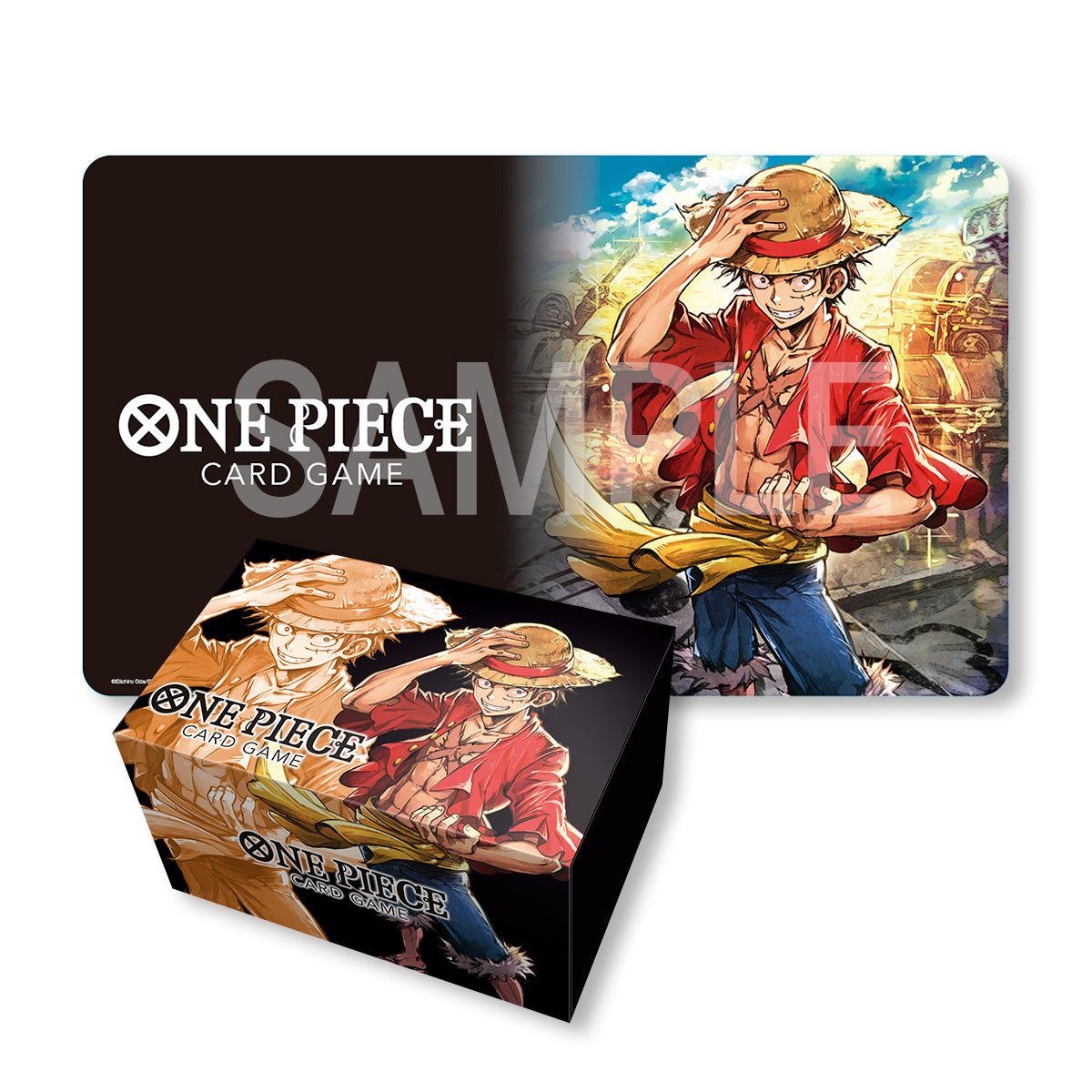One Piece TCG Playmat and Storage Box Set | Card Merchant Takapuna