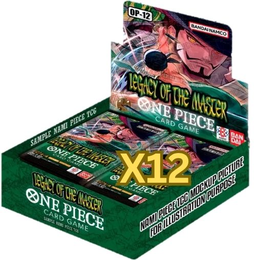 One Piece Card Game: Booster Display Case – Legacy Of The Master [OP-12] | Card Merchant Takapuna