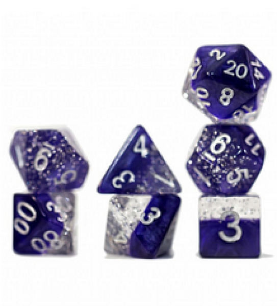 Gatekeeper Halfsies Dice - Glitter Edition - Purple | Card Merchant Takapuna