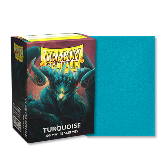 Dragonshield Sleeves 100ct Standard - Turquoise Matte