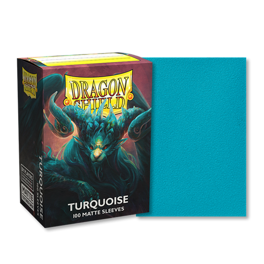 Dragonshield Sleeves 100ct Standard - Turquoise Matte