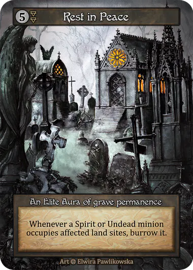 Rest in Peace - Beta (foil) | Card Merchant Takapuna