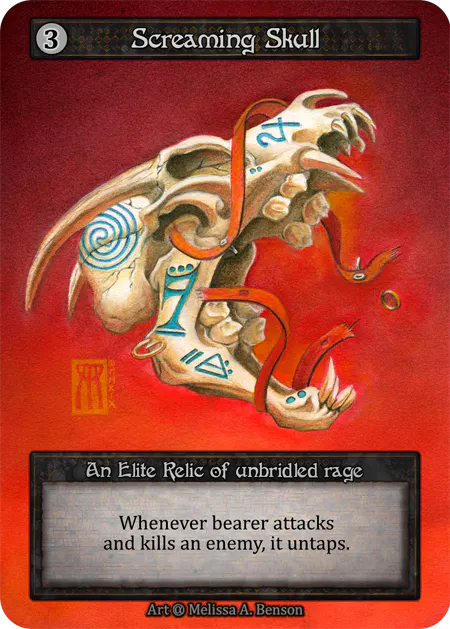 Screaming Skull - Beta | Card Merchant Takapuna