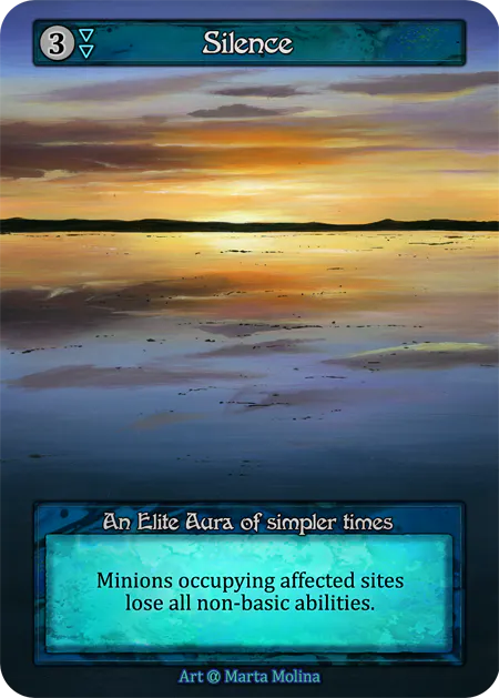 Silence - Beta | Card Merchant Takapuna