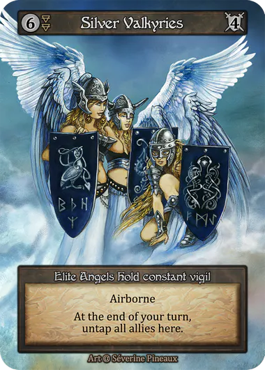 Silver Valkyries - Beta (Foil) | Card Merchant Takapuna