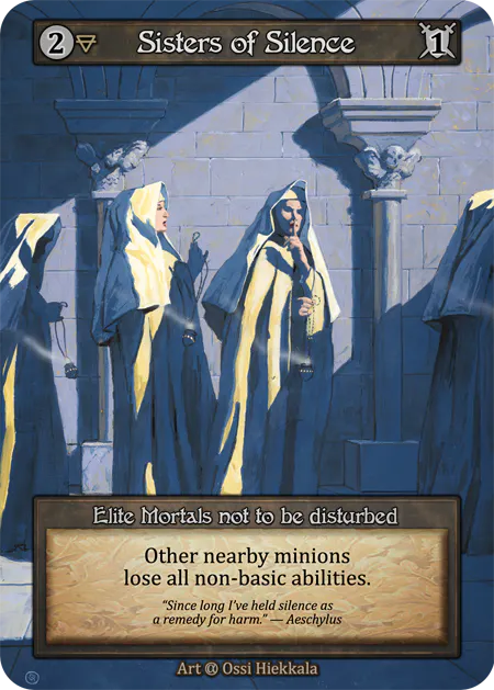 Sisters of Silence - Beta | Card Merchant Takapuna