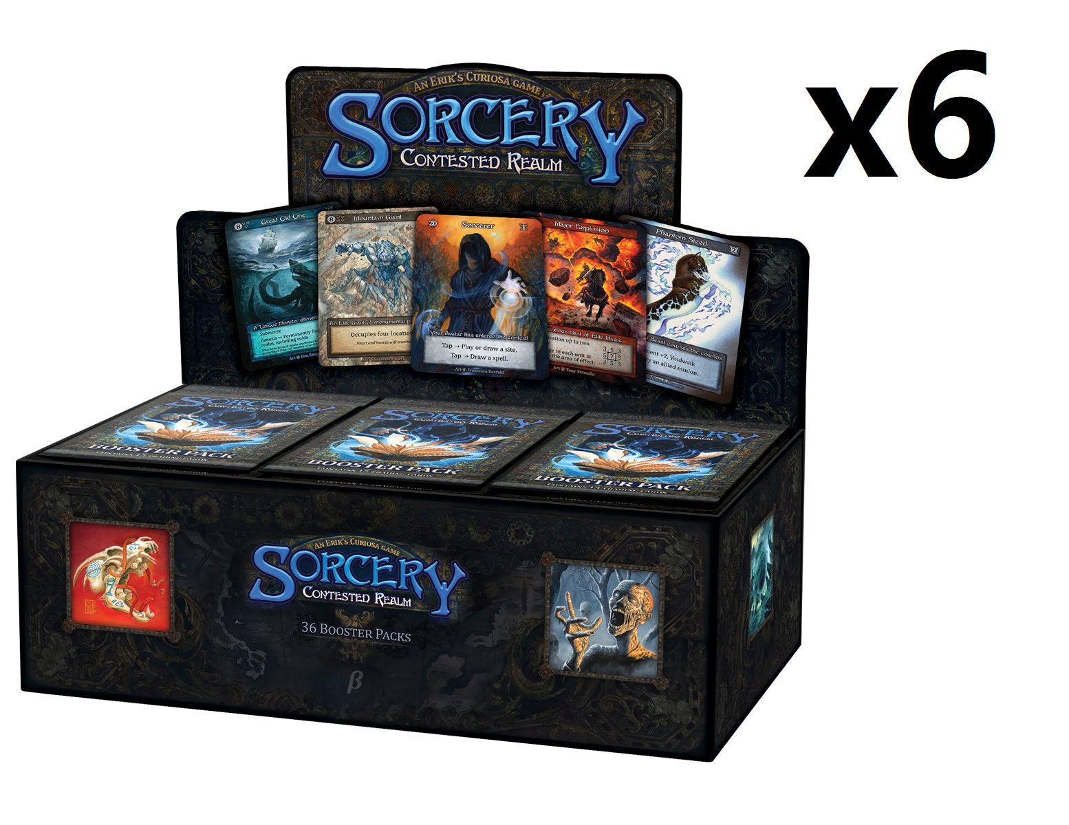 Sorcery Booster Case - Contested Realm (Beta) | Card Merchant Takapuna