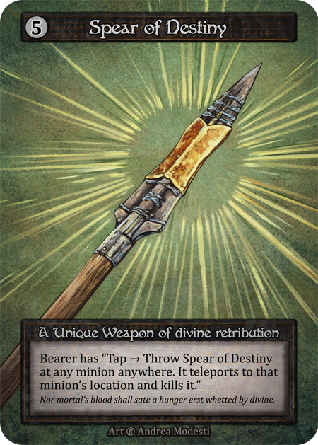 Spear of destiny - Beta | Card Merchant Takapuna