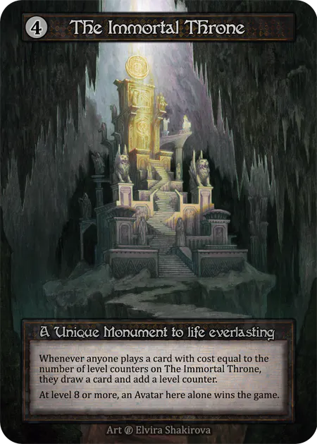 The immortal Throne - Beta | Card Merchant Takapuna