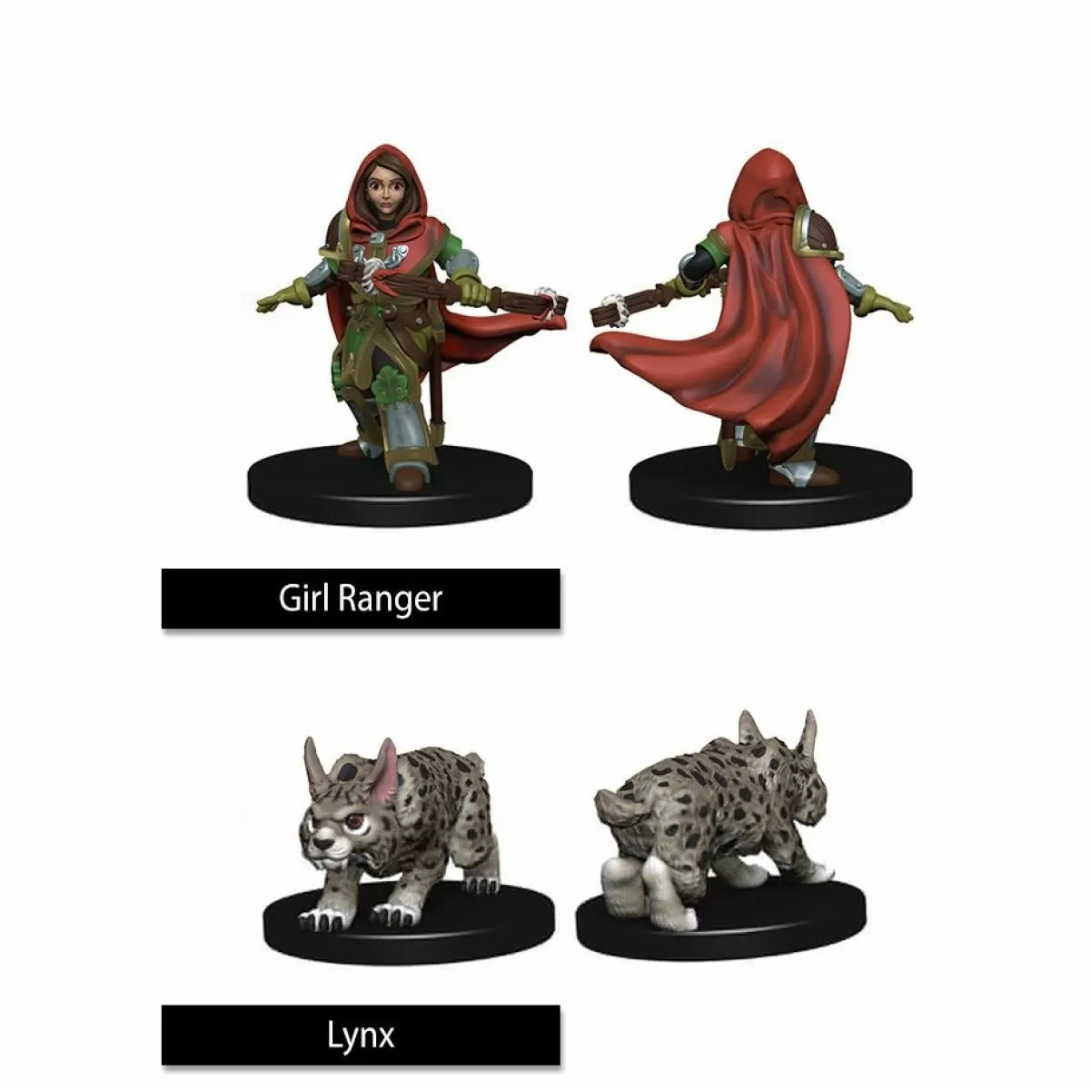 WizKids Girl Ranger & Lynx | Card Merchant Takapuna