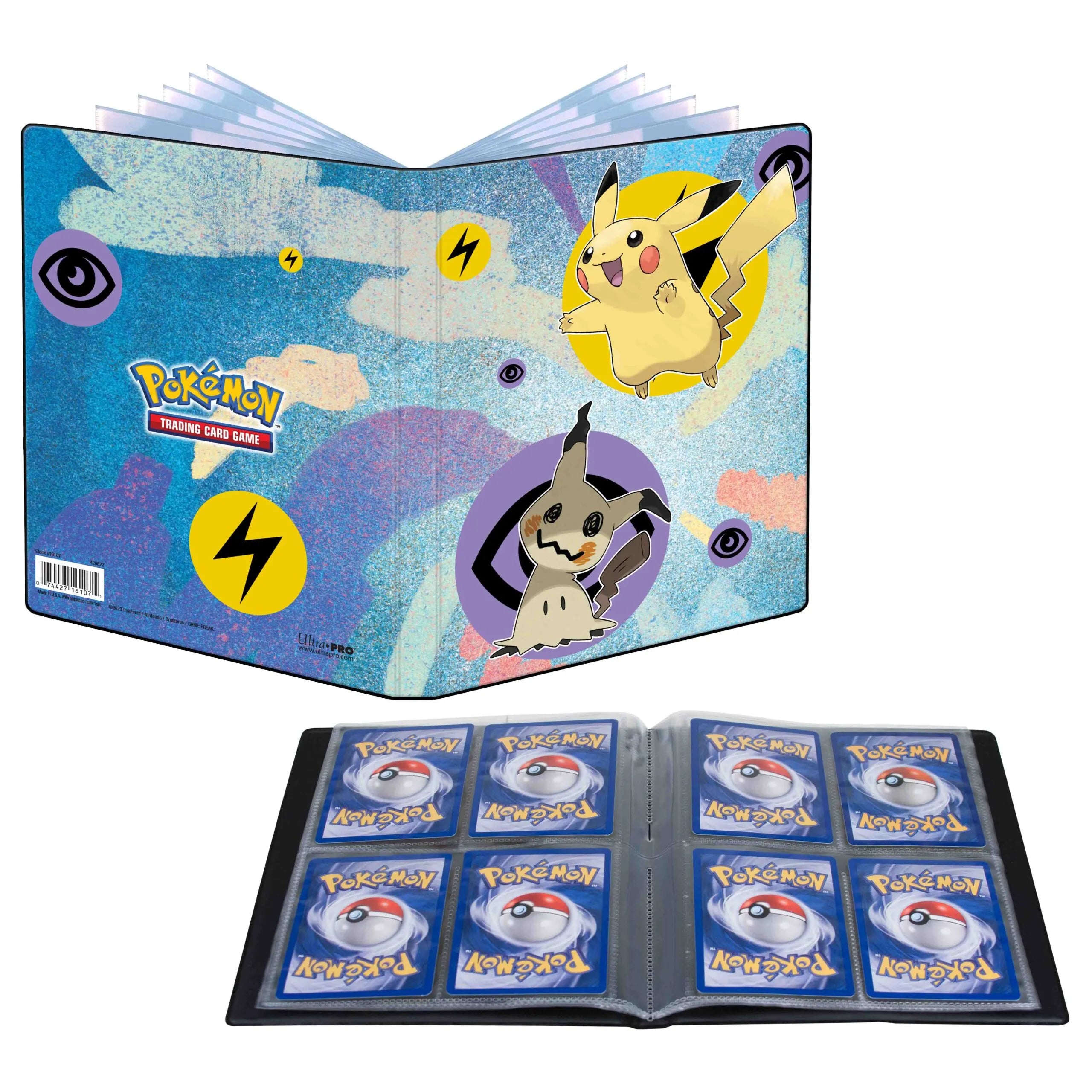 Pokémon: Trading Card Game: 4-Pocket Portfolio: Pikachu & Mimikyu | Card Merchant Takapuna