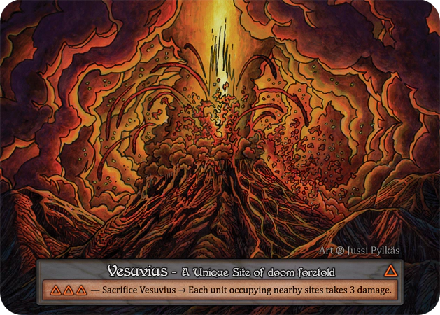 Vesuvius - Beta | Card Merchant Takapuna
