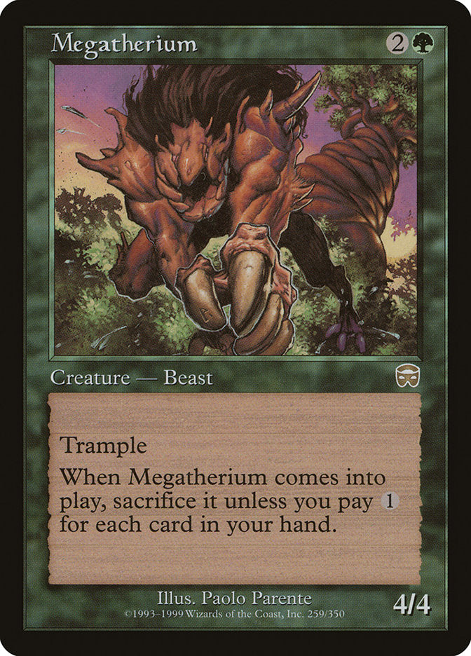 Megatherium [Mercadian Masques] | Card Merchant Takapuna