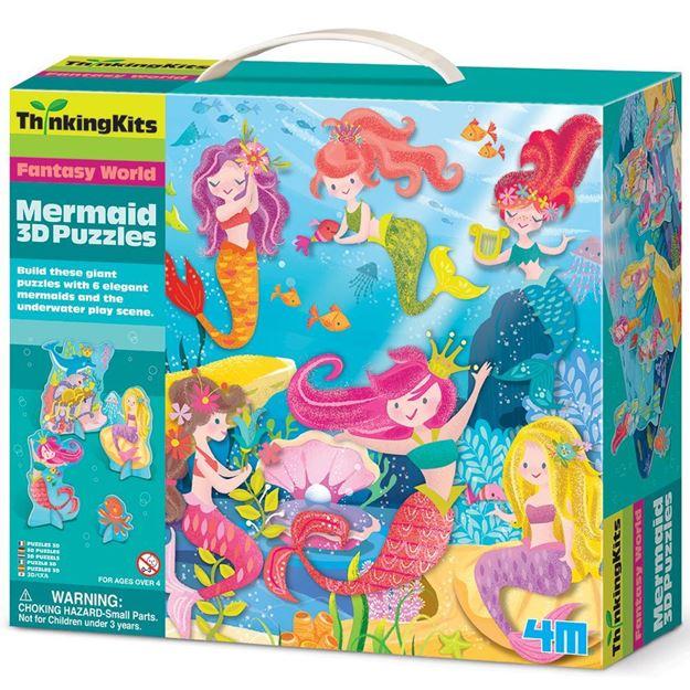 Thinking Kits 3D Puzzle - Mermaids | Card Merchant Takapuna