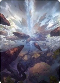 Prismatic Vista Art Card [Zendikar Rising Art Series] | Card Merchant Takapuna