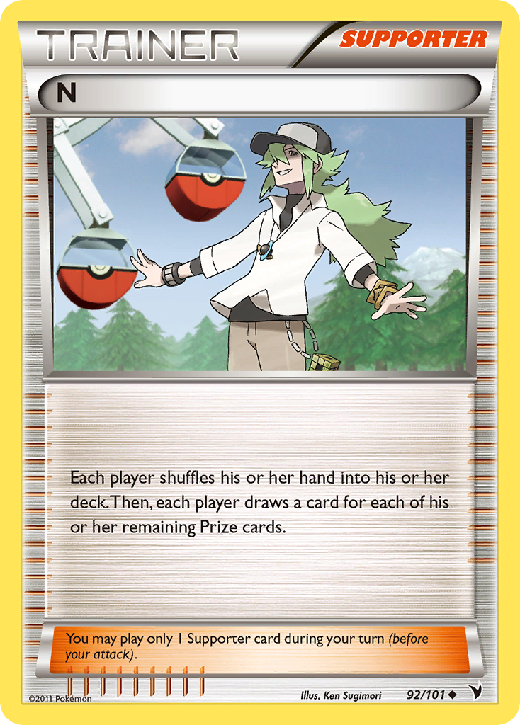 N (92/101) [Black & White: Noble Victories] | Card Merchant Takapuna