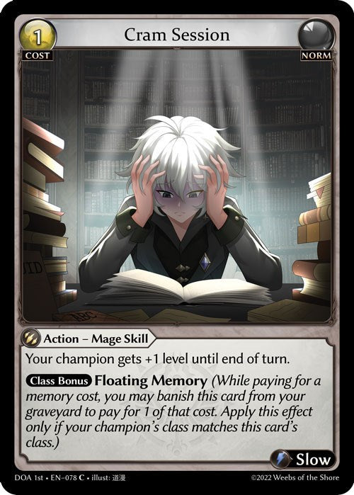 Cram Session (078) [Dawn of Ashes: 1st Edition] | Card Merchant Takapuna