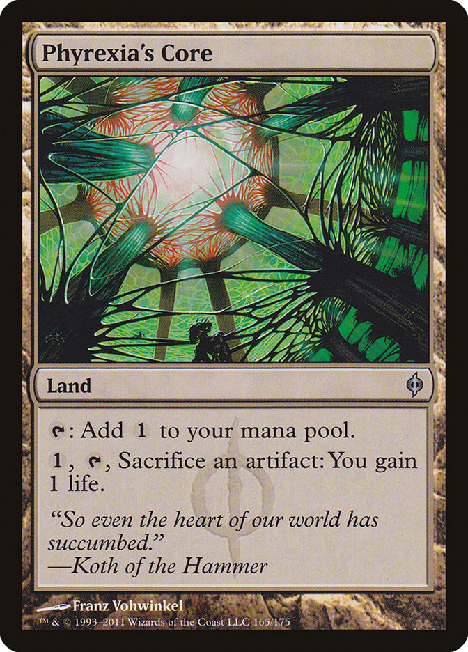 Phyrexia's Core [New Phyrexia] | Card Merchant Takapuna