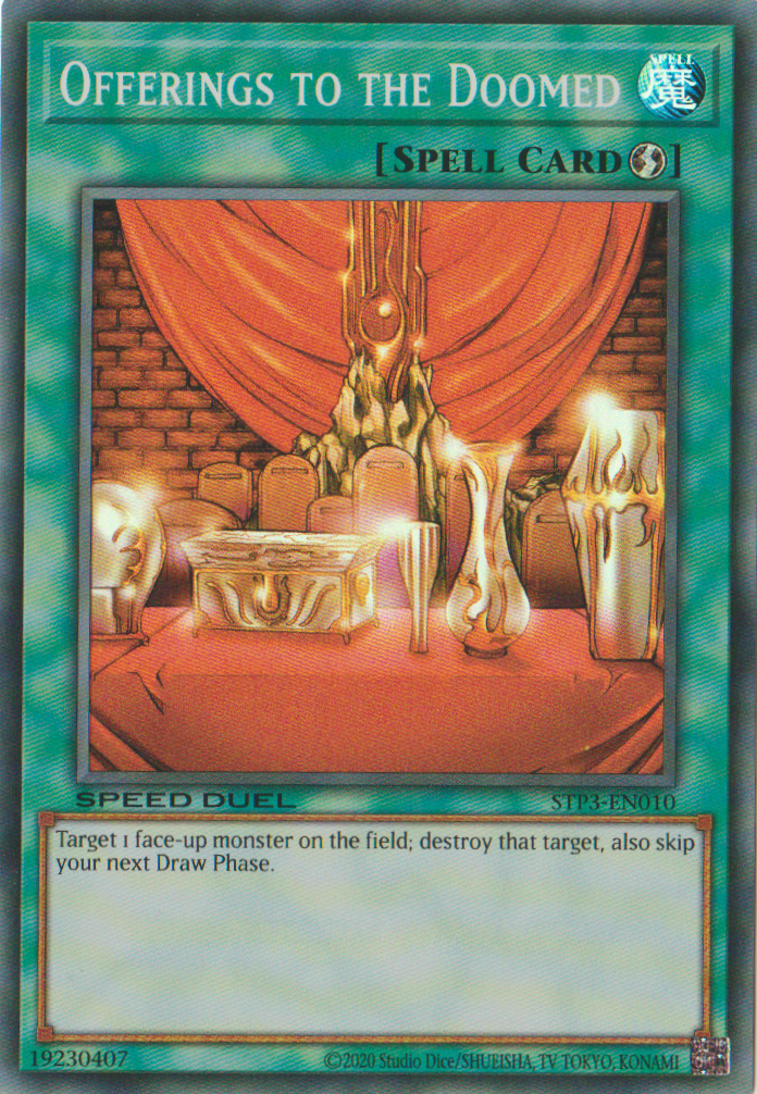 Offerings to the Doomed [STP3-EN010] Super Rare | Card Merchant Takapuna
