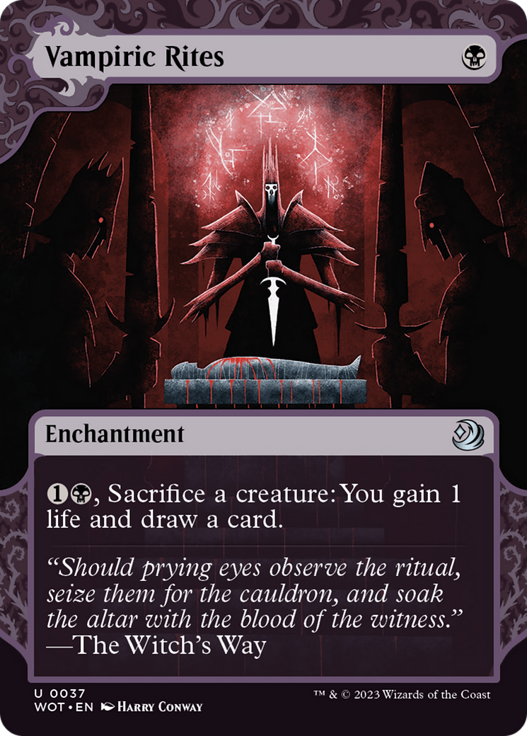 Vampiric Rites [Wilds of Eldraine: Enchanting Tales] | Card Merchant Takapuna