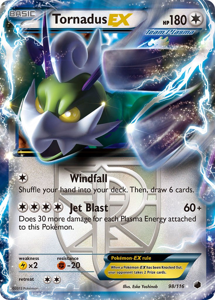 Tornadus EX (98/116) [Black & White: Plasma Freeze] | Card Merchant Takapuna