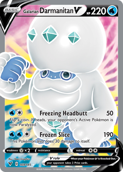 Galarian Darmanitan V (169/185) [Sword & Shield: Vivid Voltage] | Card Merchant Takapuna