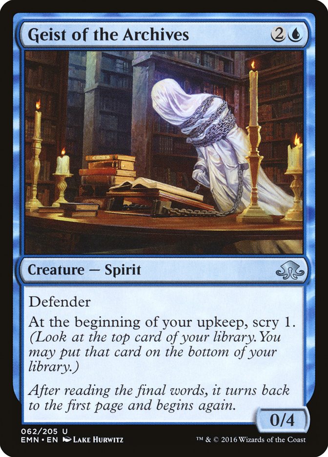 Geist of the Archives [Eldritch Moon] | Card Merchant Takapuna